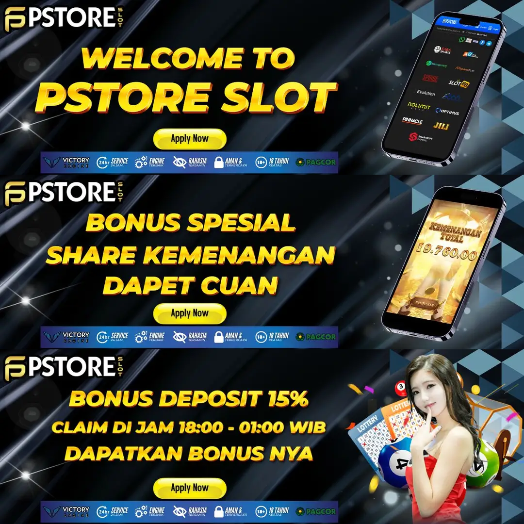 PSTORESLOT : Link APK Situs Slot Gampang Maxwin image 1